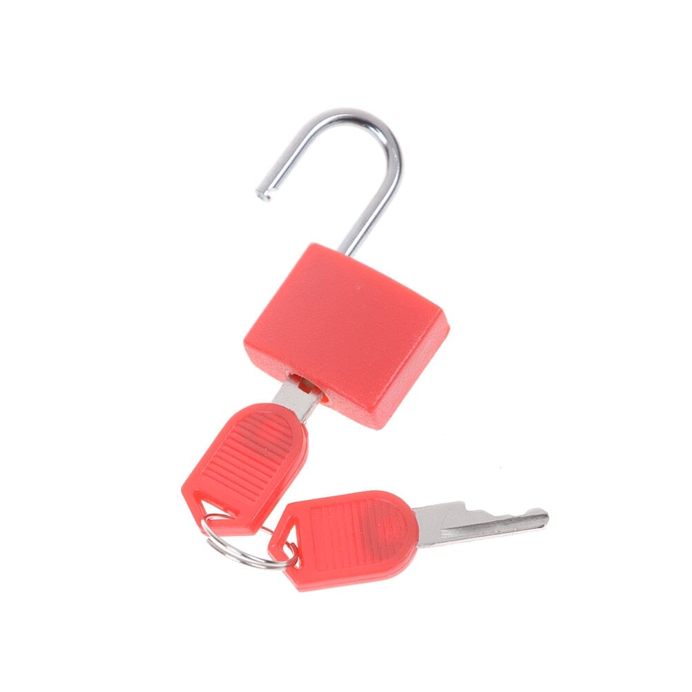 Petit Cadenas Valise à Clé Rouge - Édition Voyage