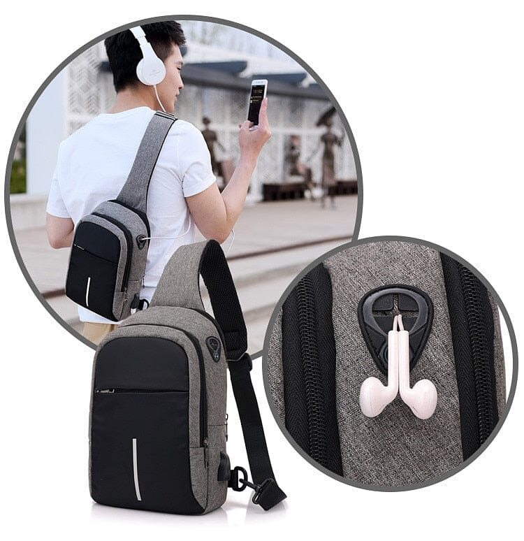 Petit Sac à Bandoulière de Voyage Connecté