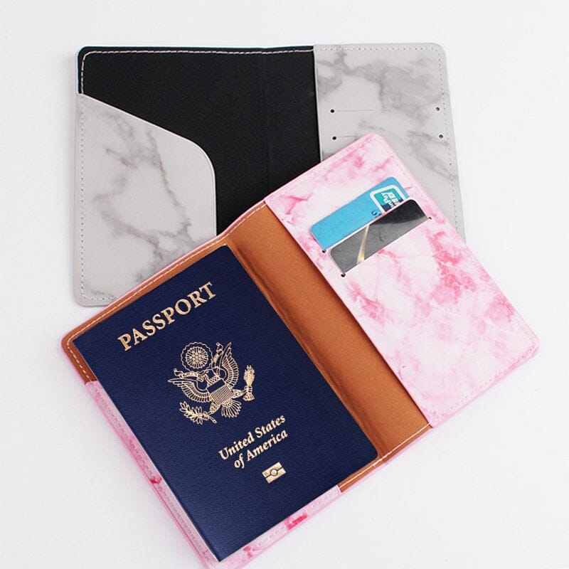 Pochette Passeport Personnalisée pour Couple en Voyage