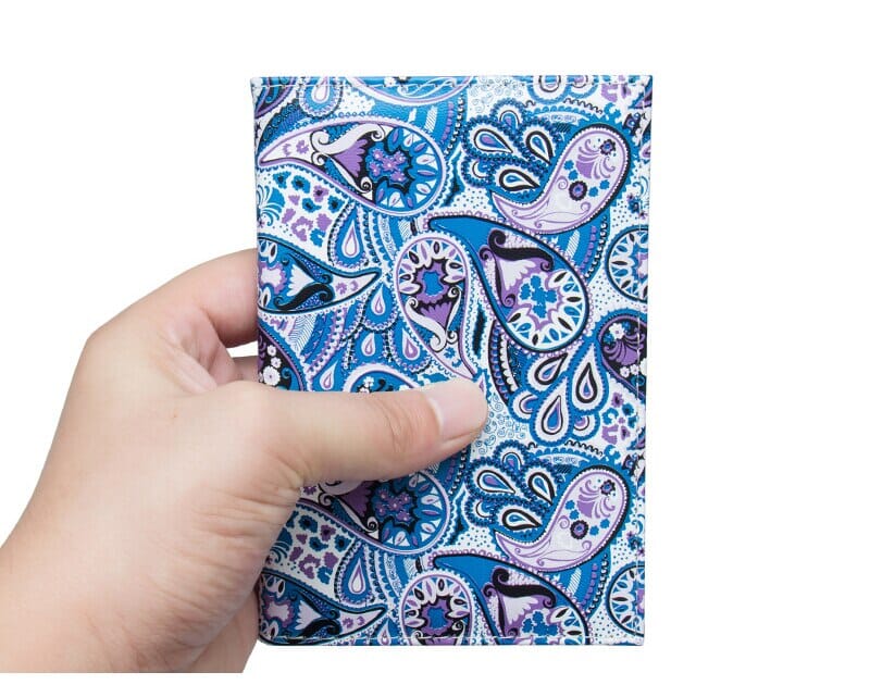 Pochette Passeport Vintage - Motif Paisley
