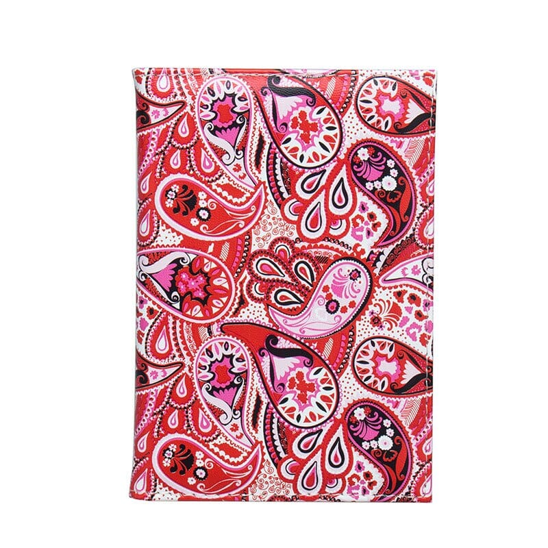 Pochette Passeport Vintage - Motif Paisley