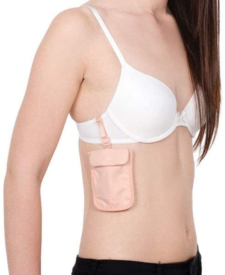 Pochette Secrète Voyage Femme - Soutien-Gorge de Voyage