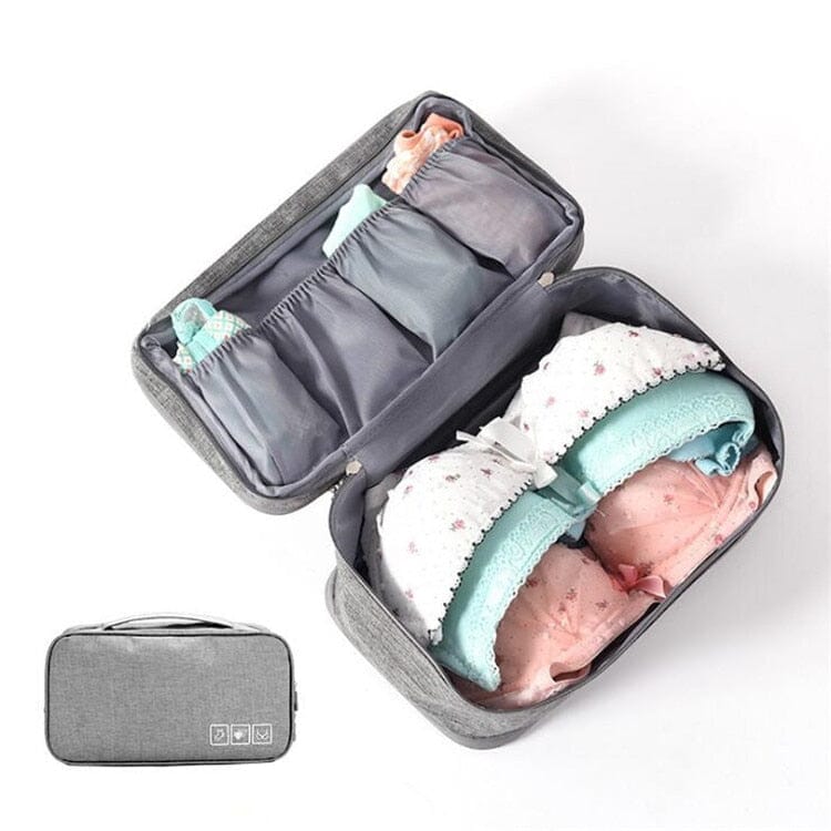 Pochette de Voyage pour Sous-Vêtements - TravelBasics (Gris)