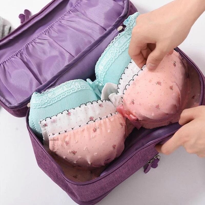 Pochette Voyage pour Sous-Vêtements- TravelBasics (Violet)