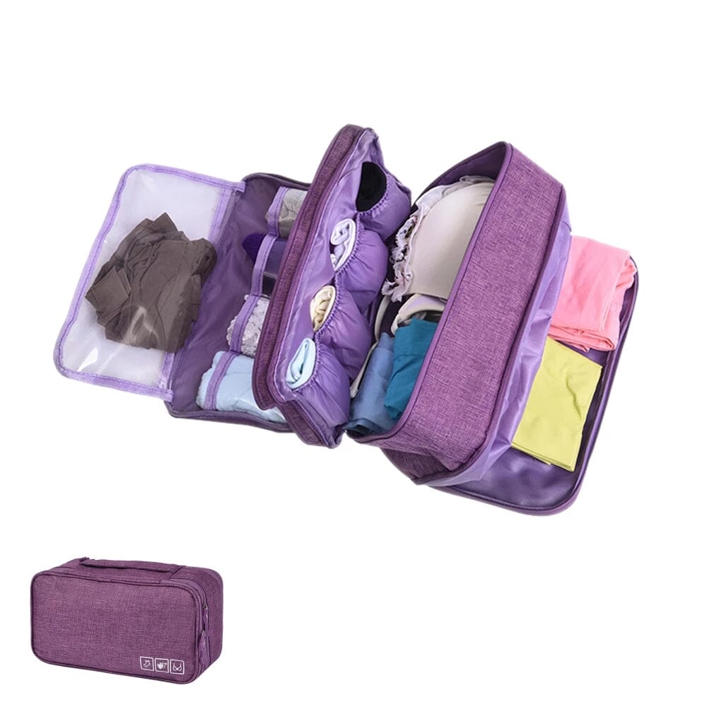 Pochette Voyage pour Sous-Vêtements- TravelBasics (Violet)