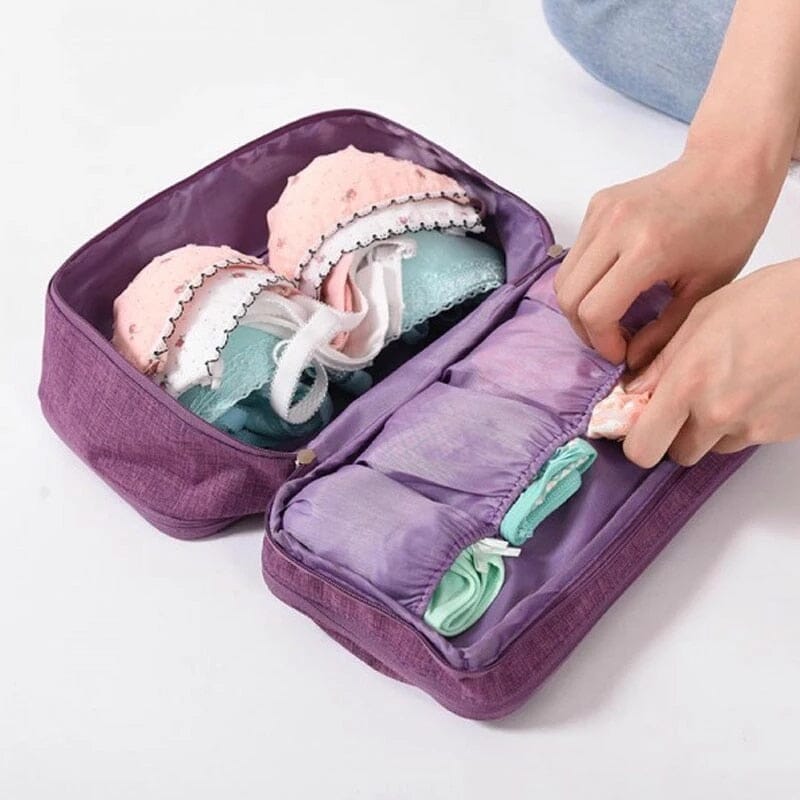 Pochette Voyage pour Sous-Vêtements- TravelBasics (Violet)