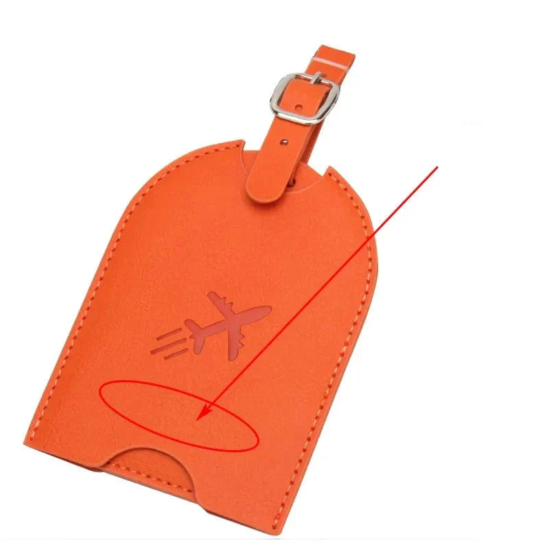 Porte-étiquette de bagage personnalisé Avion