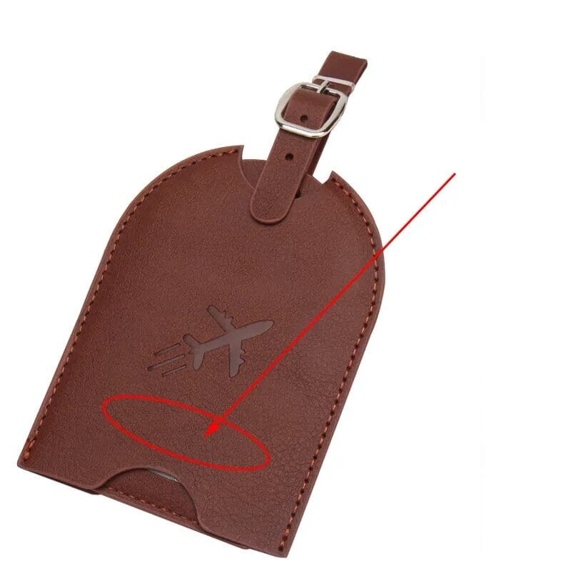 Porte-étiquette de bagage personnalisé Avion