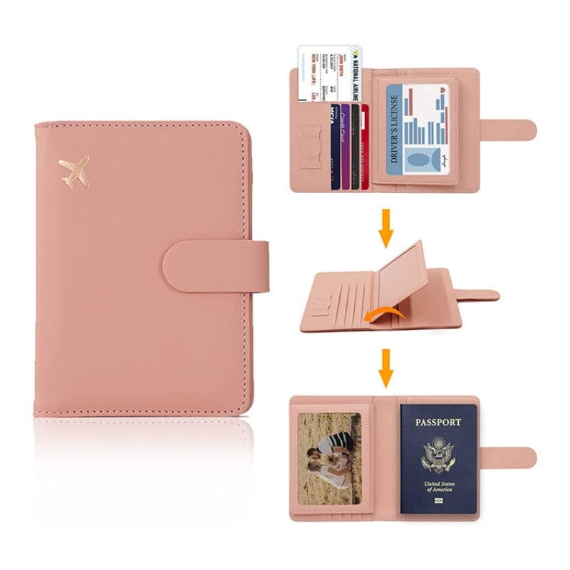 Portefeuille de Voyage Petit Avion (Anti-RFID)