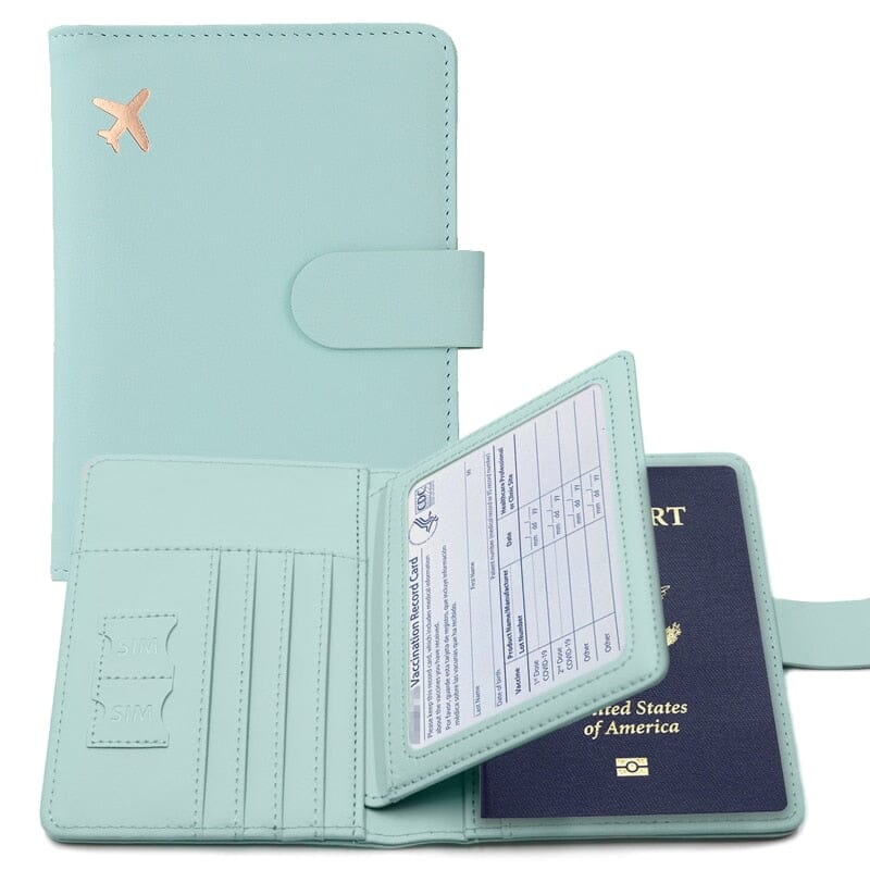 Portefeuille de Voyage Petit Avion (Anti-RFID)