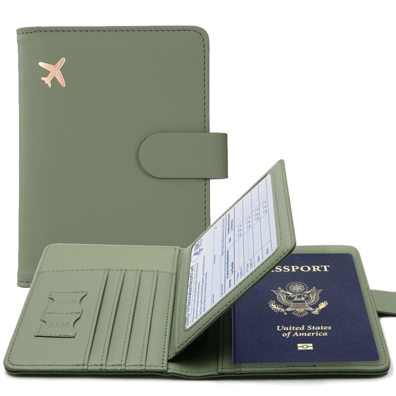 Portefeuille de Voyage Petit Avion (Anti-RFID)