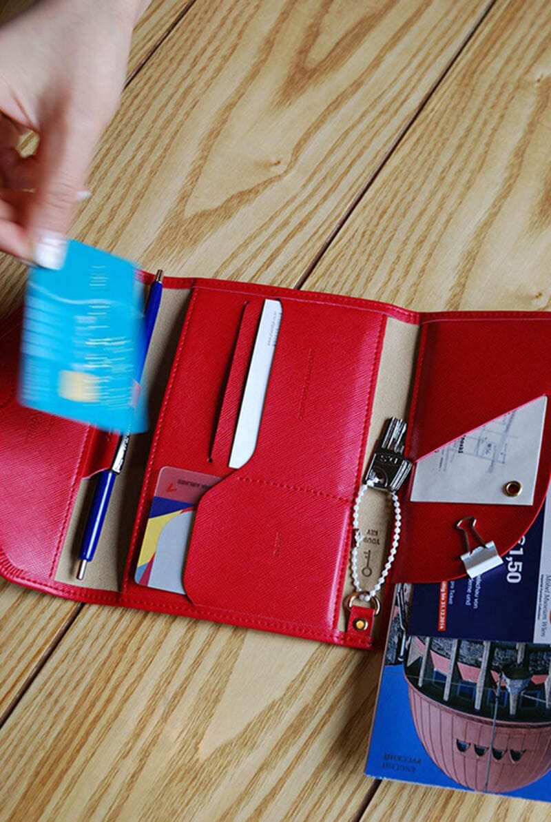 Portefeuille de Voyage pour Femme - Grande Pochette (anti-RFID)