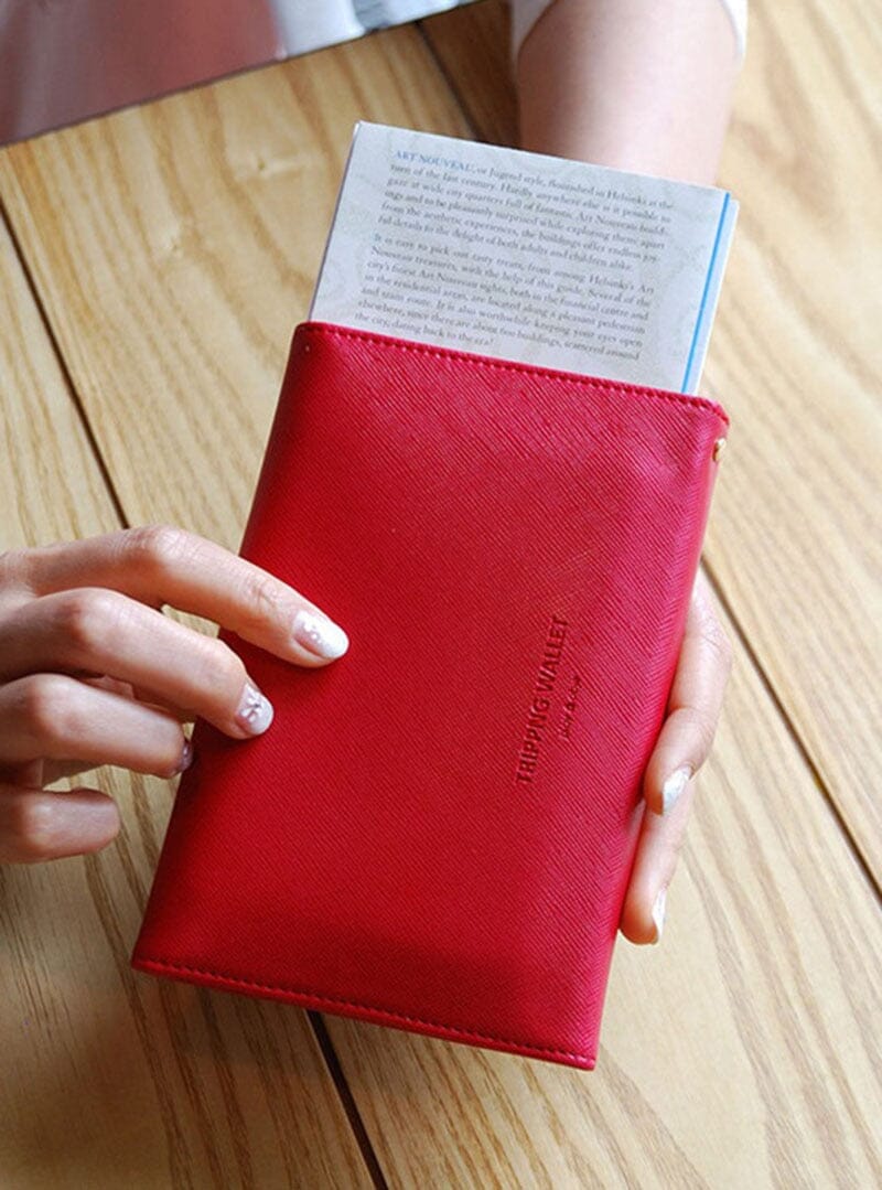 Portefeuille de Voyage pour Femme - Grande Pochette (anti-RFID)