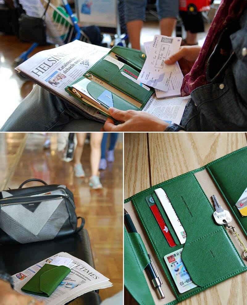 Portefeuille de Voyage pour Femme - Grande Pochette (anti-RFID)
