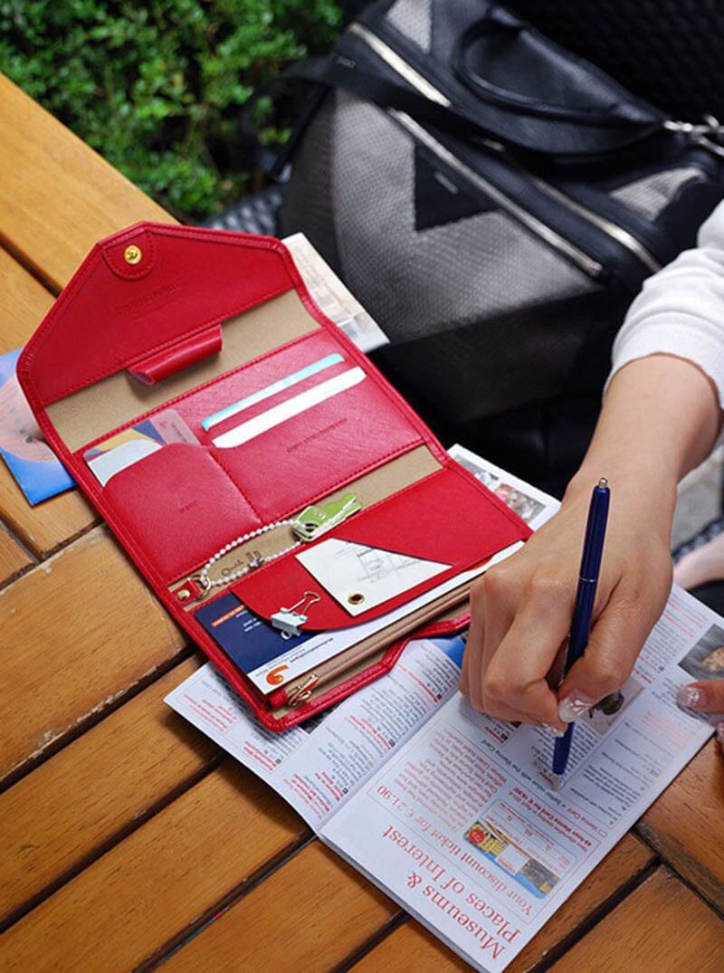 Portefeuille de Voyage pour Femme - Grande Pochette (anti-RFID)