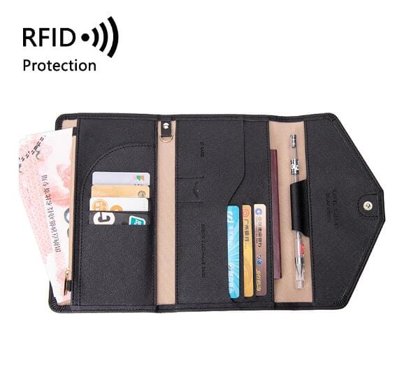 Portefeuille de Voyage pour Femme - Grande Pochette (anti-RFID)
