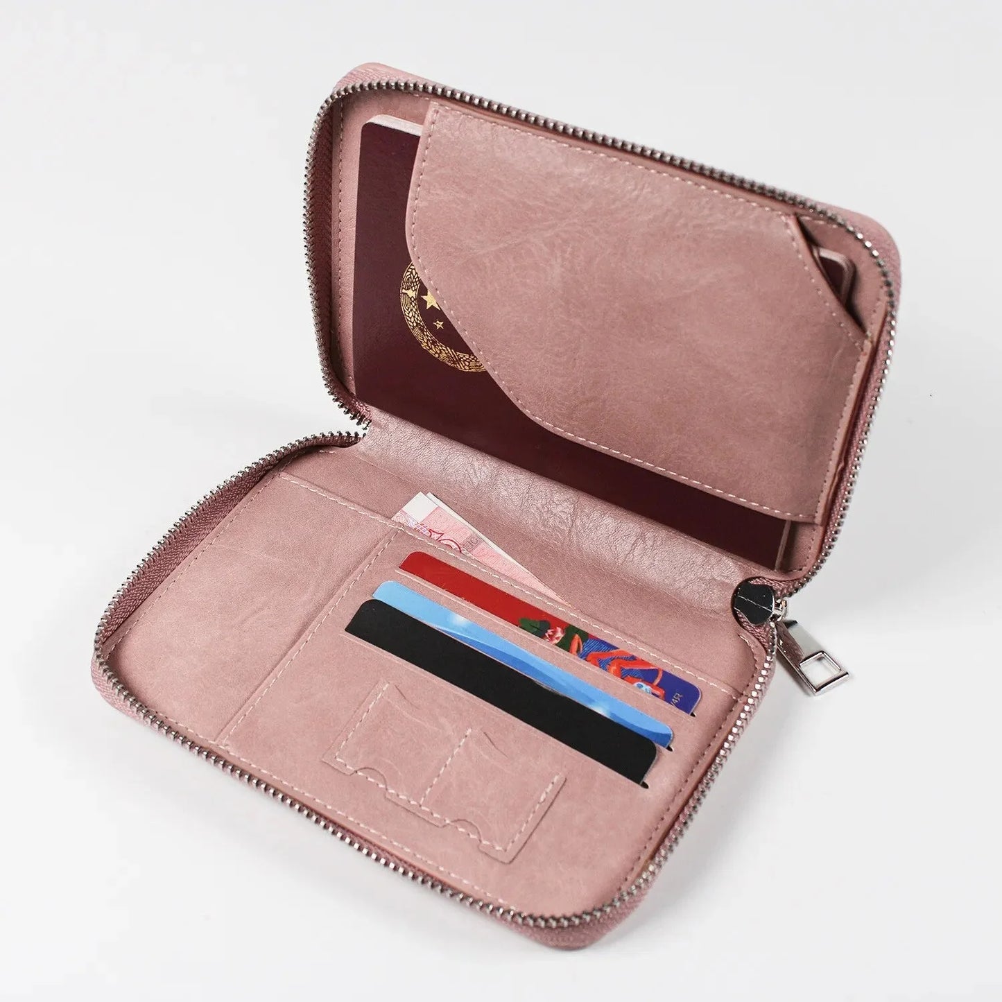 Portefeuille de Voyage Passeport Avion Multifonctionnel (RFID)