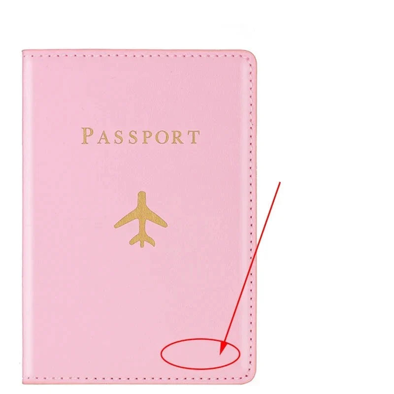 Protège-Passeport Personnalisé Avion Élégant