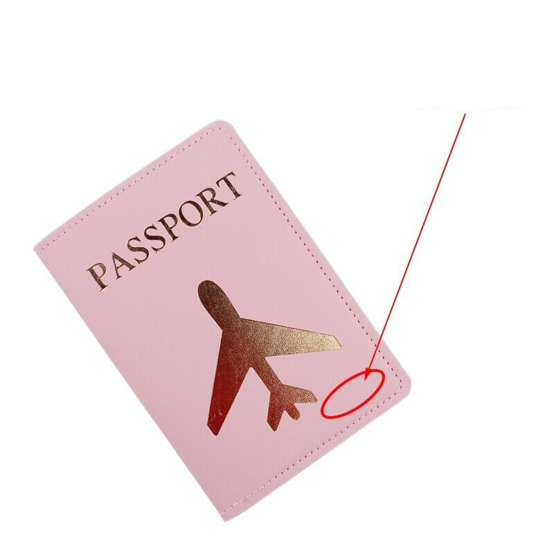 Protège-Passeport Voyage Personnalisé - Gros Avion