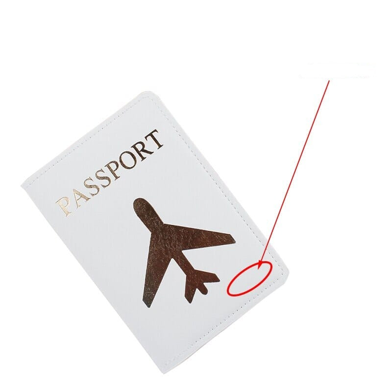 Protège-Passeport Voyage Personnalisé - Gros Avion