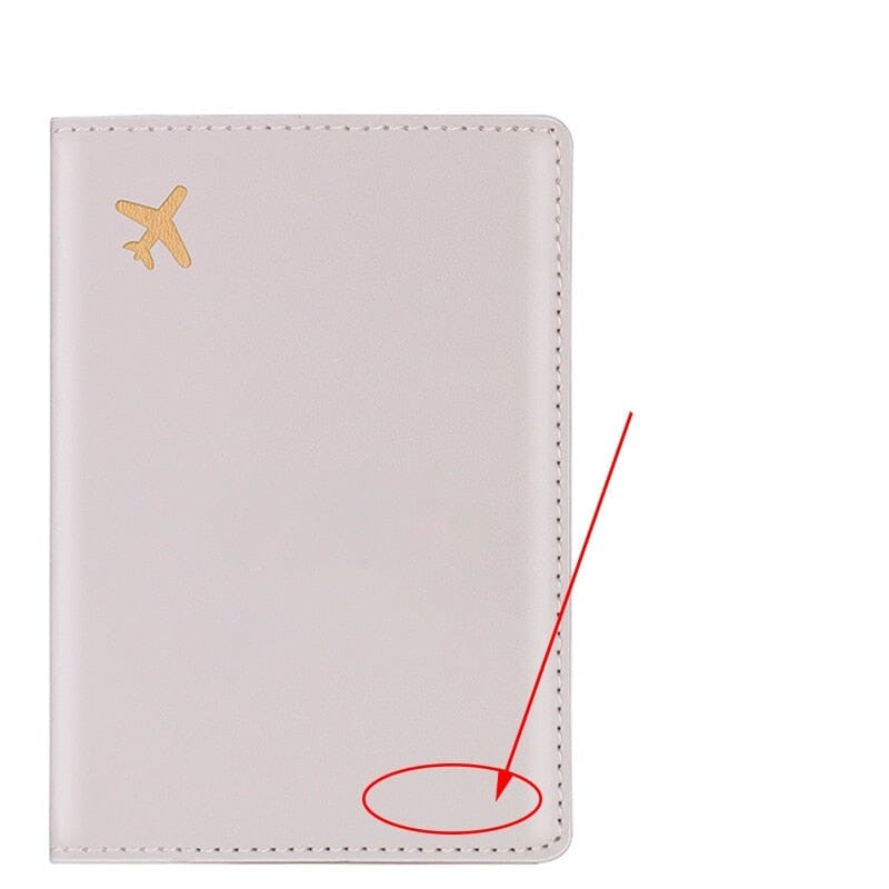Protège-Passeport Personnalisé - Mini Avion