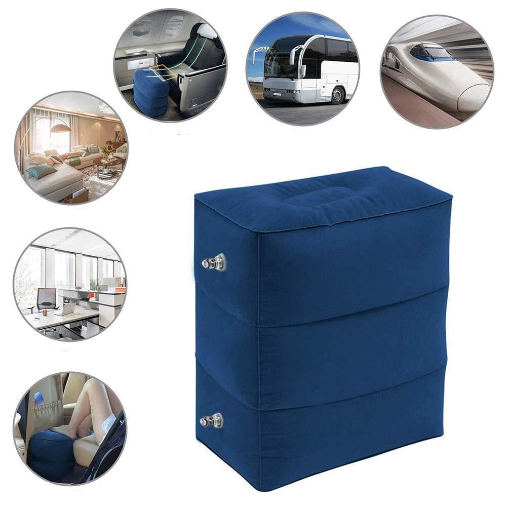 Repose-Pieds Voyage Gonflable - Coussin Avion & Voiture