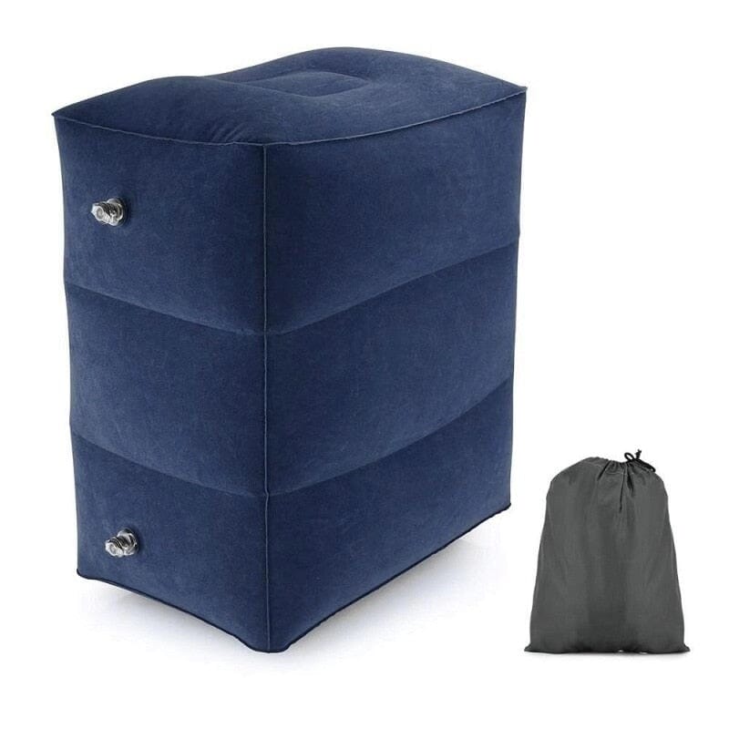 Repose-Pieds Voyage Gonflable - Coussin Avion & Voiture