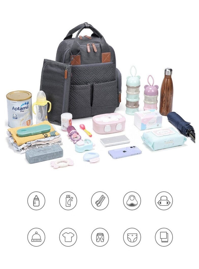 Sac à Dos Voyage Bébé - Avec Tapis à Langer
