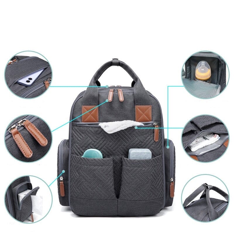 Sac à Dos Voyage Bébé - Avec Tapis à Langer
