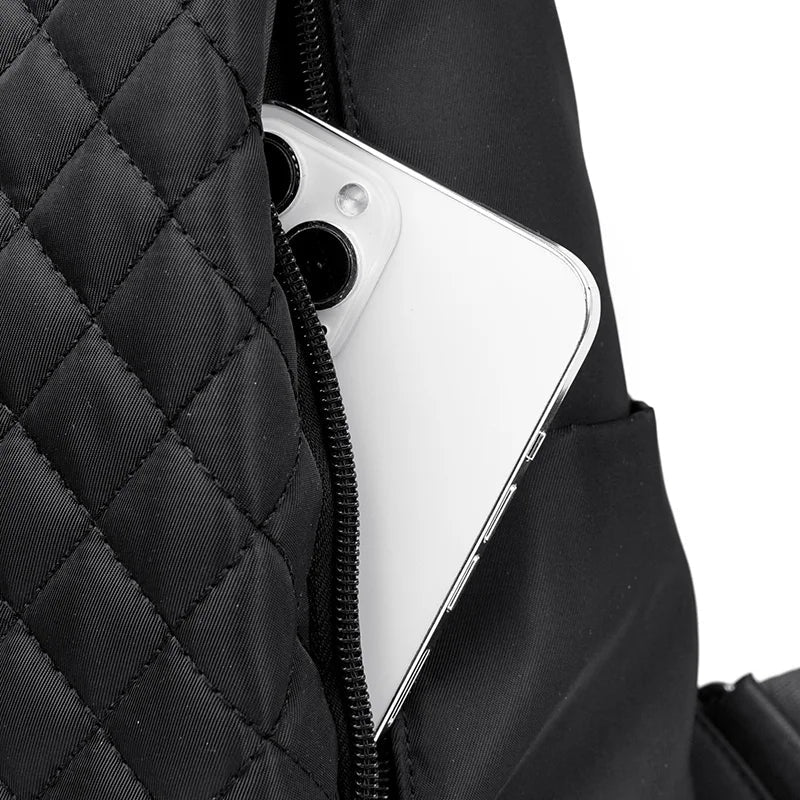 Sac à Dos Anti-Pickpocket Femme - Style Voyage Matelassé