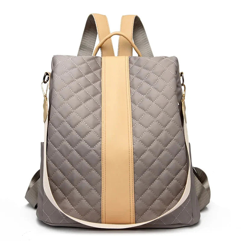 Sac à Dos Anti-Pickpocket Femme - Style Voyage Matelassé
