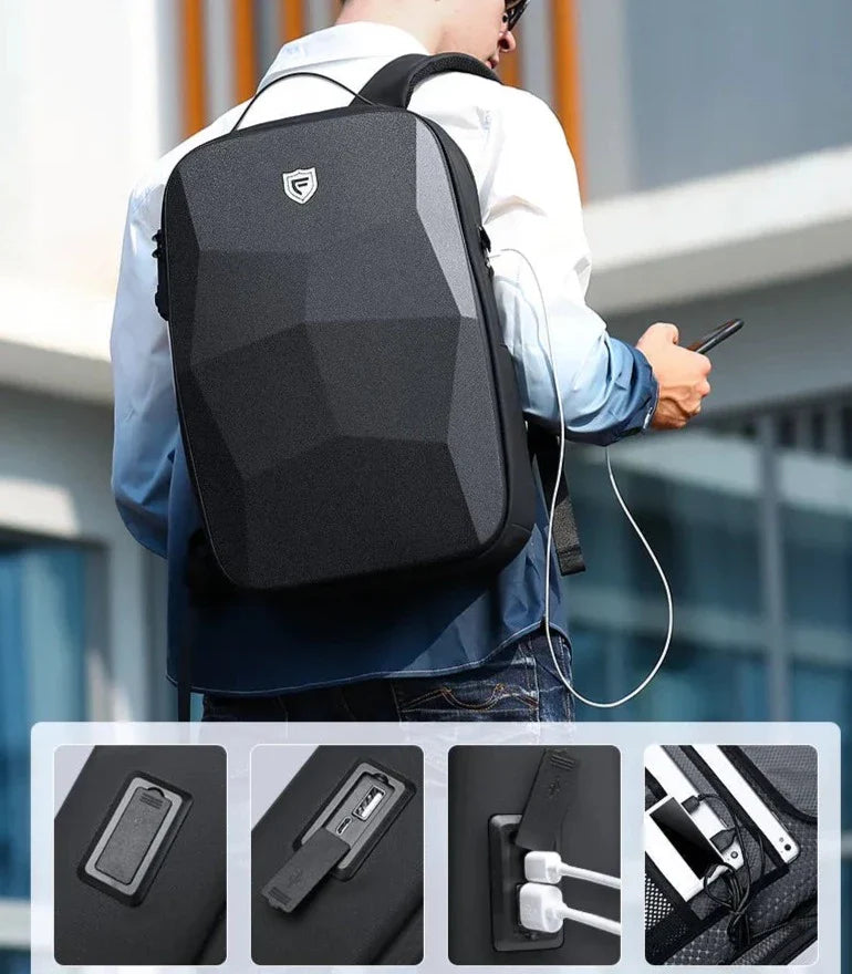 Sac à Dos Antivol Rigide (avec Port USB)