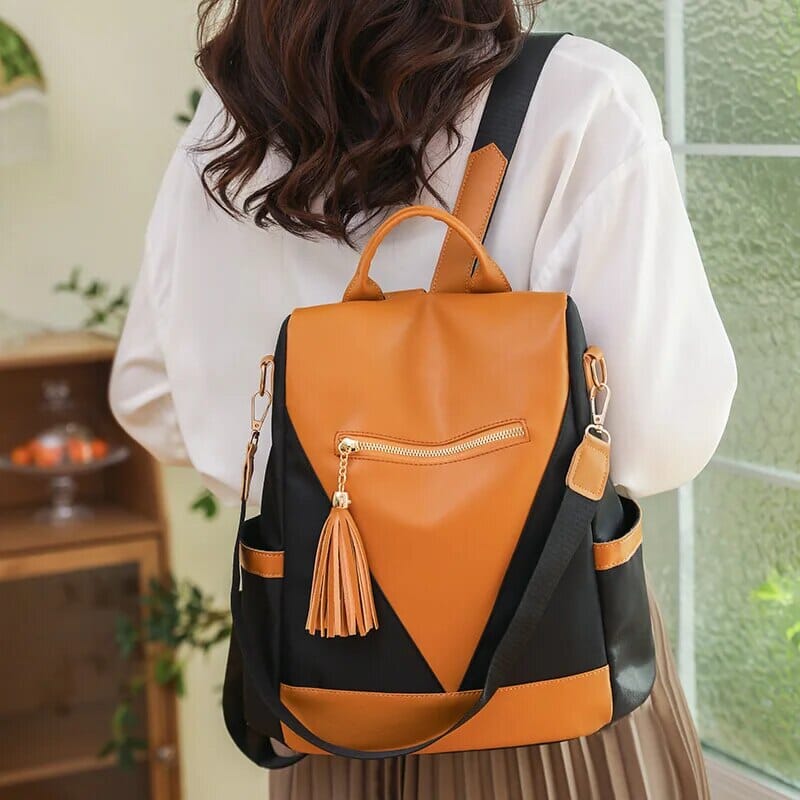 Sac à Dos Antivol Femme Voyage- Fermeture Dorsale