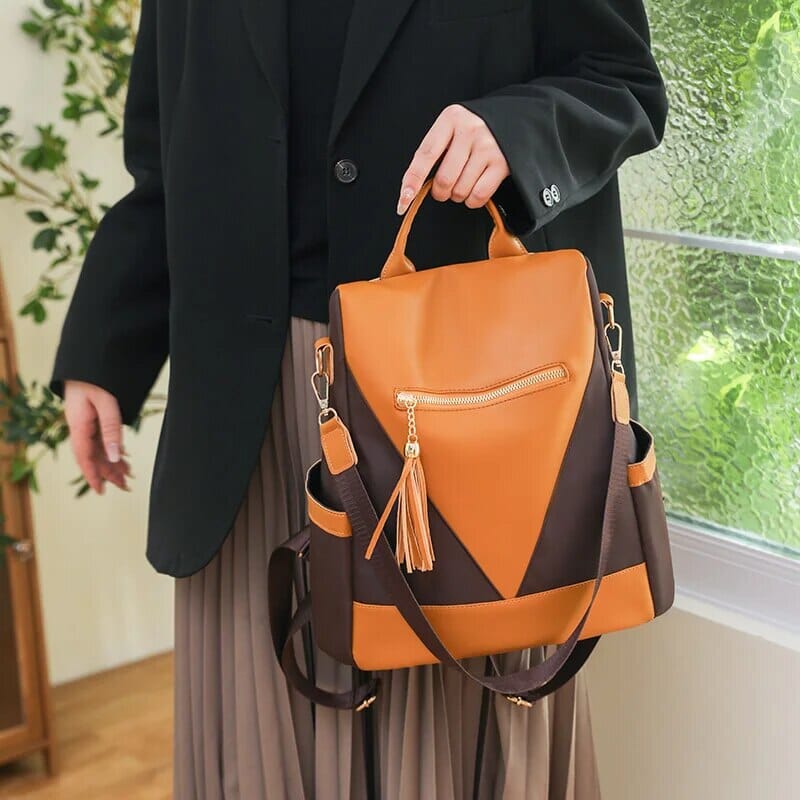 Sac à Dos Antivol Femme Voyage- Fermeture Dorsale
