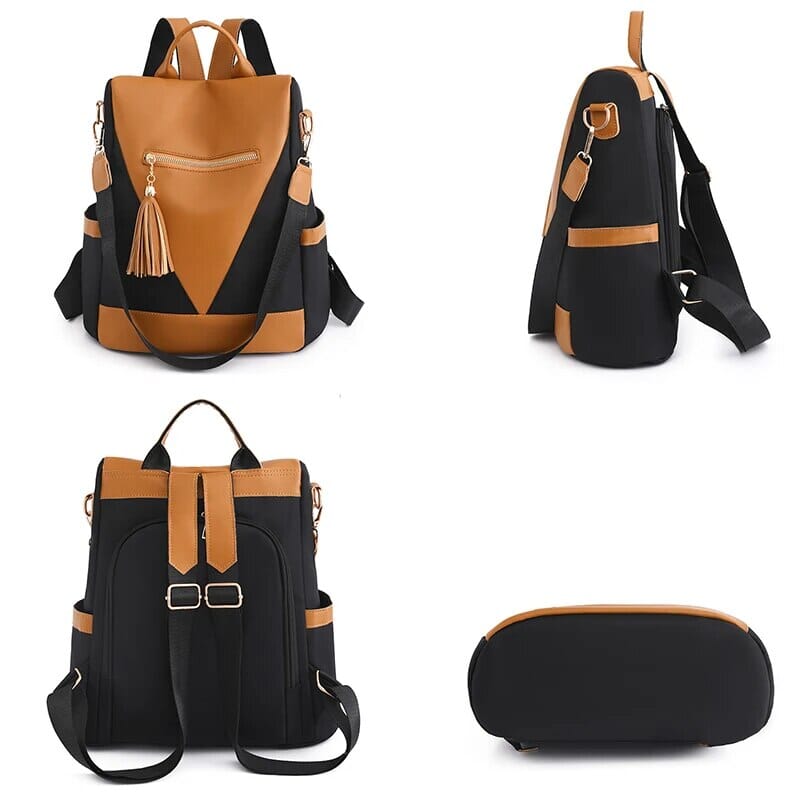 Sac à Dos Antivol Femme Voyage- Fermeture Dorsale