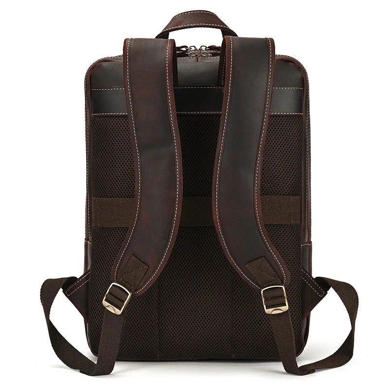 Sac à Dos en Cuir pour Homme, Idéal pour Voyager