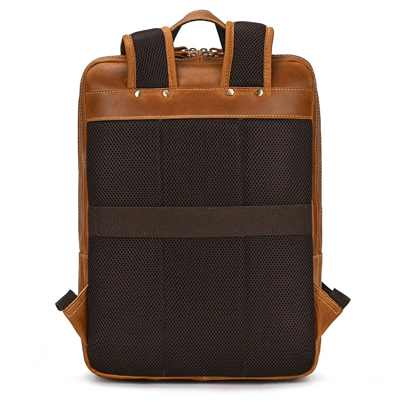 Sac à Dos en Cuir pour Homme, Idéal pour Voyager