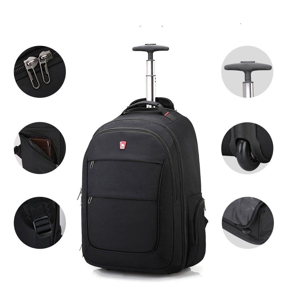 Valise Cabine Sac à Dos à Roulettes Business Homme