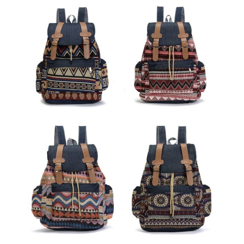 Sac à Dos de Voyage - Motif Aztèque - Édition Explorer