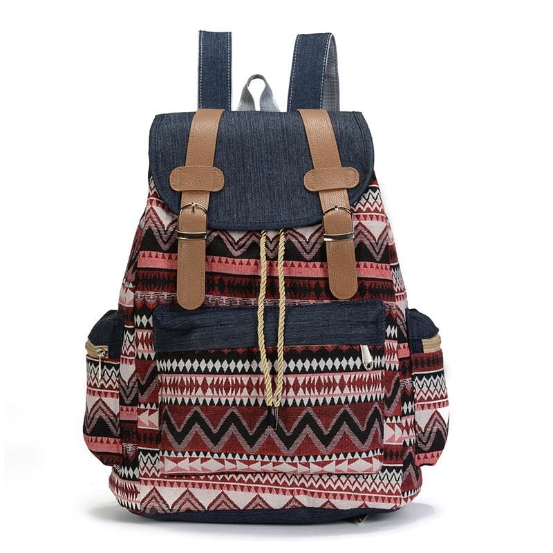 Sac à Dos de Voyage - Motif Aztèque - Édition Explorer