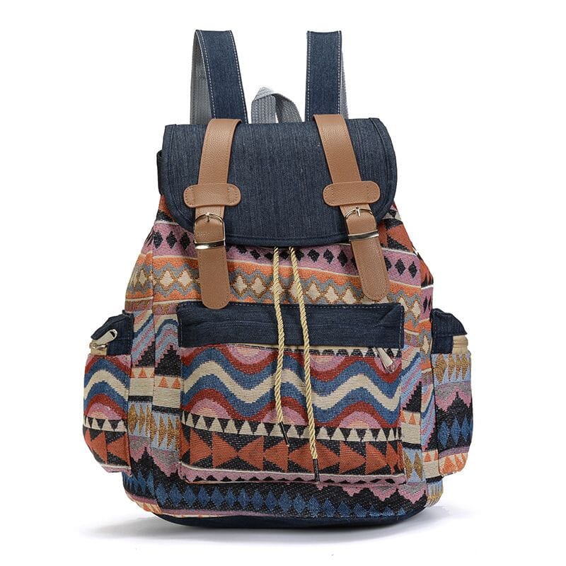 Sac à Dos de Voyage - Motif Aztèque - Édition Explorer