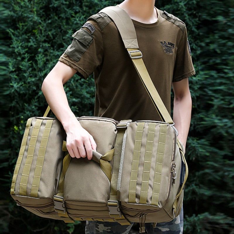 Sac à Dos de Voyage Militaire - Style Armée Aventure (65L)
