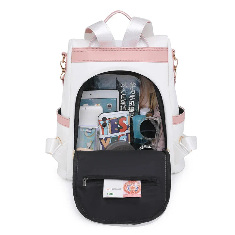 Sac à Dos Femme Offrant une Ouverture Dorsale