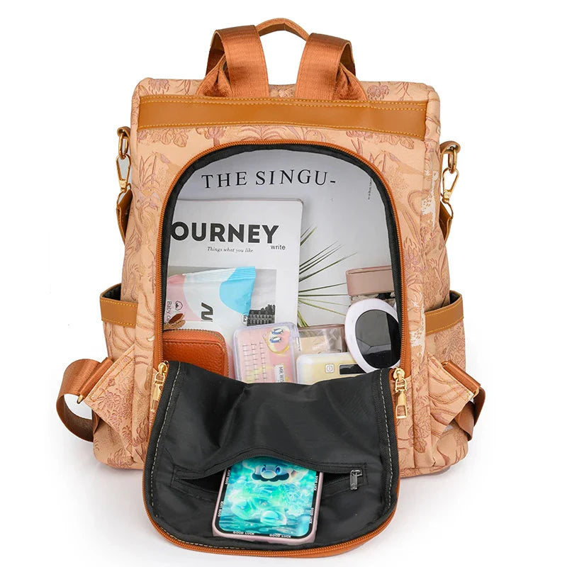 Sac à Dos Femme Tendance - Ouverture Zippée au Dos