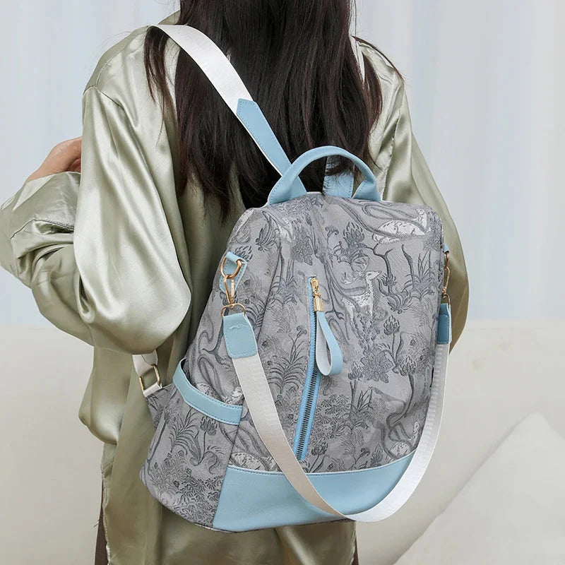 Sac à Dos Femme Tendance - Ouverture Zippée au Dos