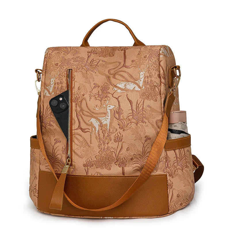 Sac à Dos Femme Tendance - Ouverture Zippée au Dos