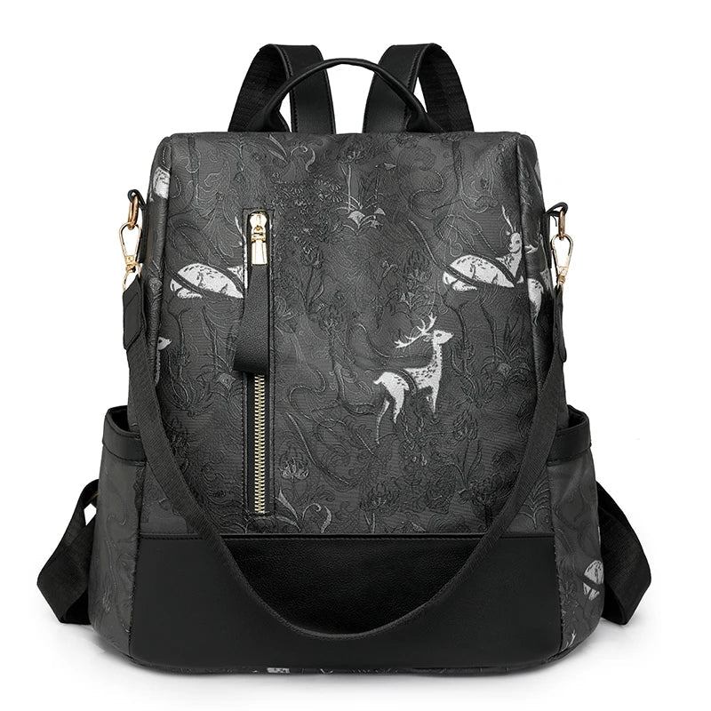 Sac à Dos Femme Tendance - Ouverture Zippée au Dos