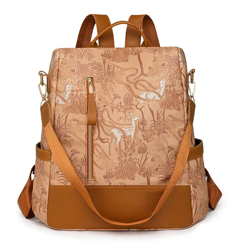 Sac à Dos Femme Tendance - Ouverture Zippée au Dos