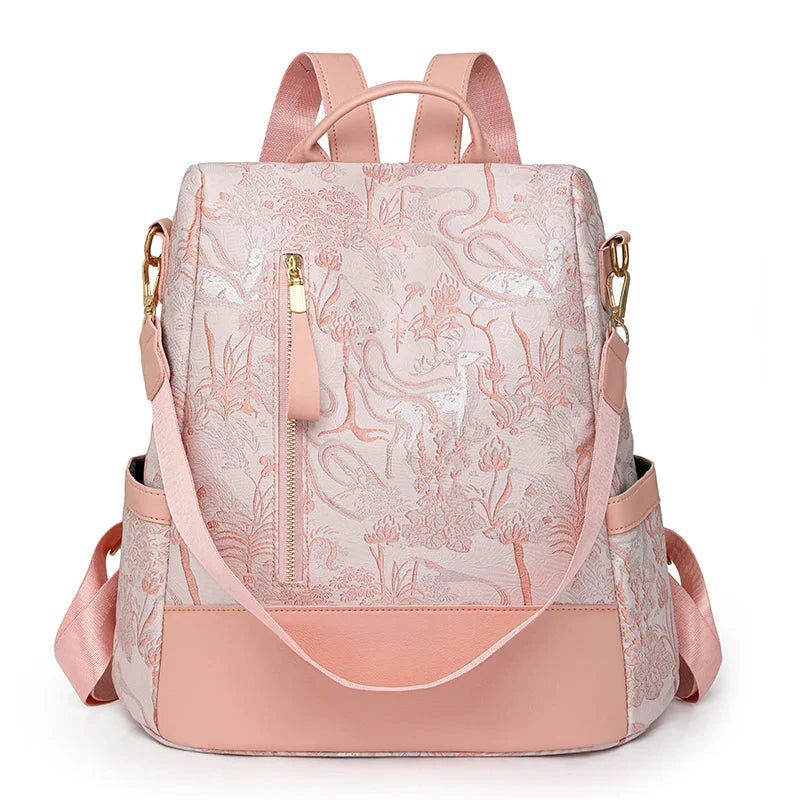 Sac à Dos Femme Tendance - Ouverture Zippée au Dos
