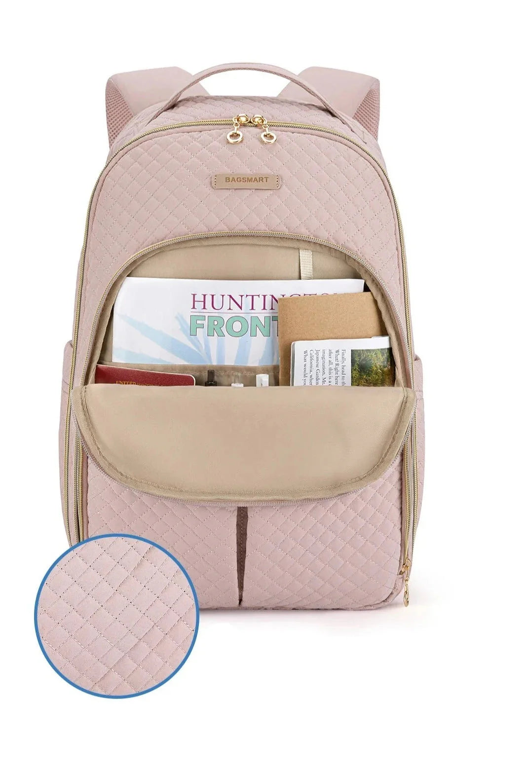 Sac à Dos Femme Voyage Travail Ordinateur 15.6 Pouces